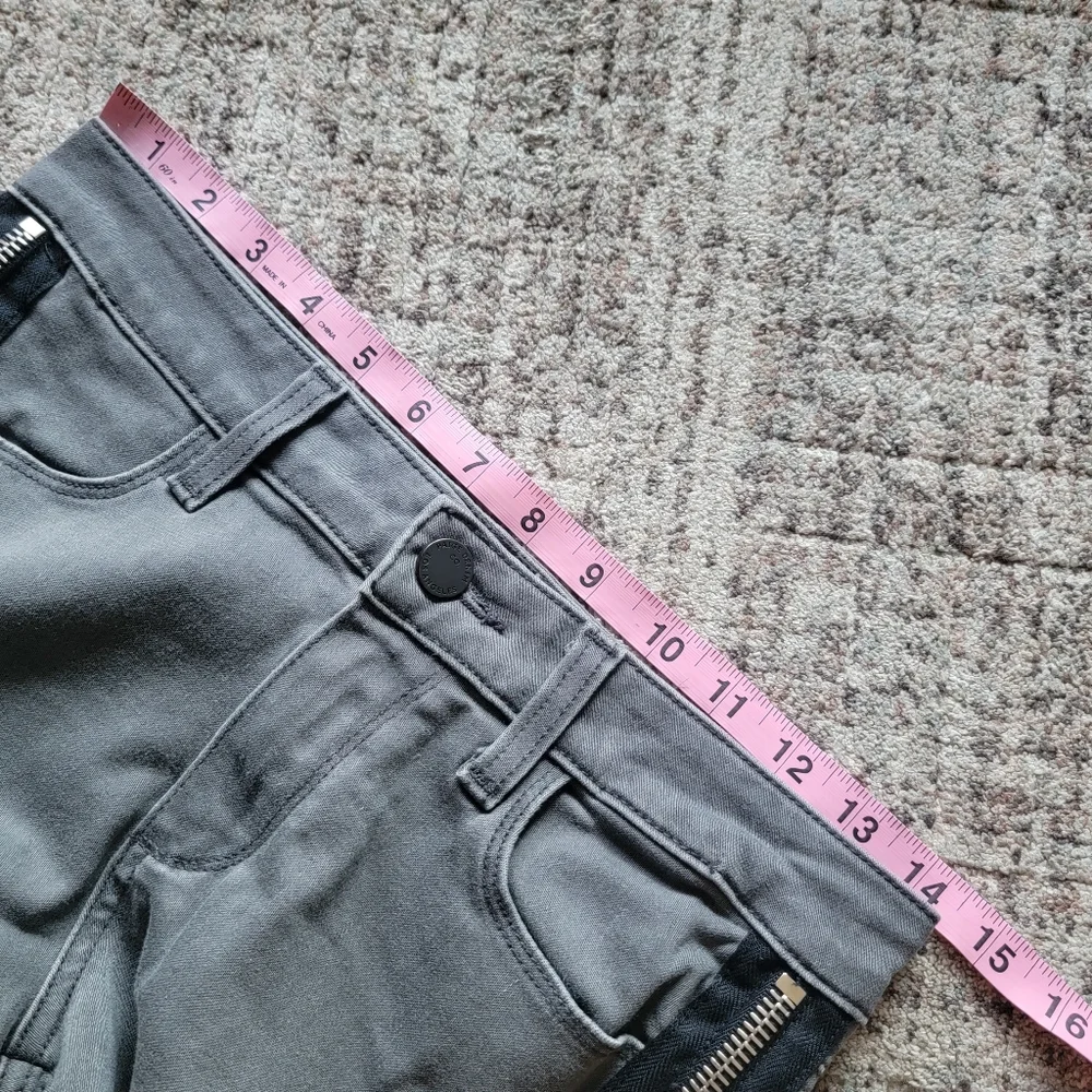 PAIGE Side Zipper Detail Low Rise Skinny Jeans Size‎ 27 Gray - Picture 13 of 15